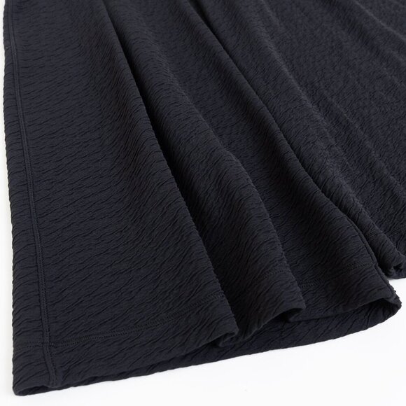 Lululemon Can You Feel The Pleat Crop Capri Pants Wide Leg 21" Black - Picture 12 of 12